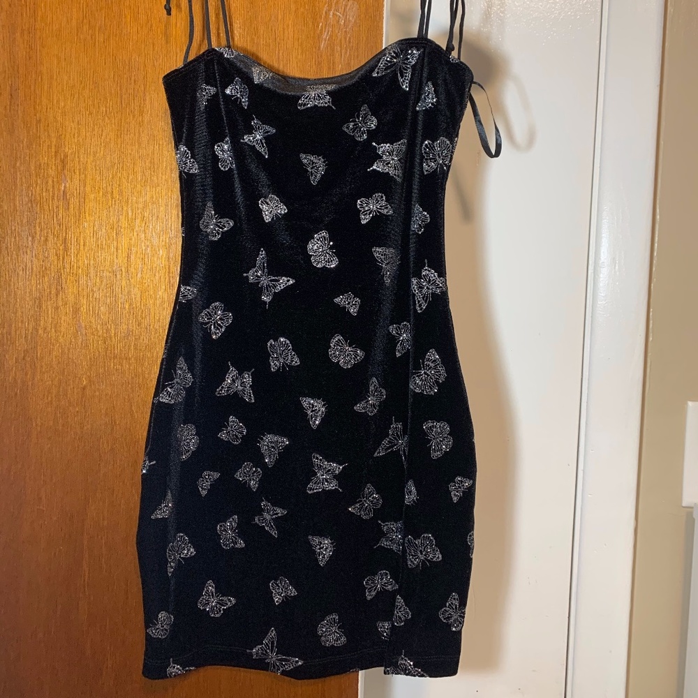 Butterfly mini dress
